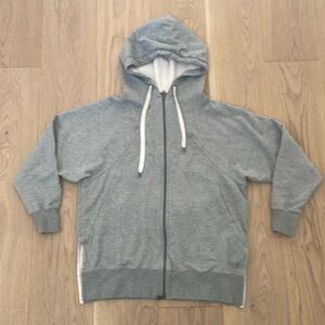 Free People Movement grey zip up hoodie, size xs.